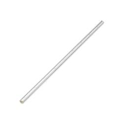 Silver shiny biodegradable paper straws cm 20x0.6