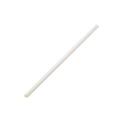 White biodegradable paper straws cm 20x0.6