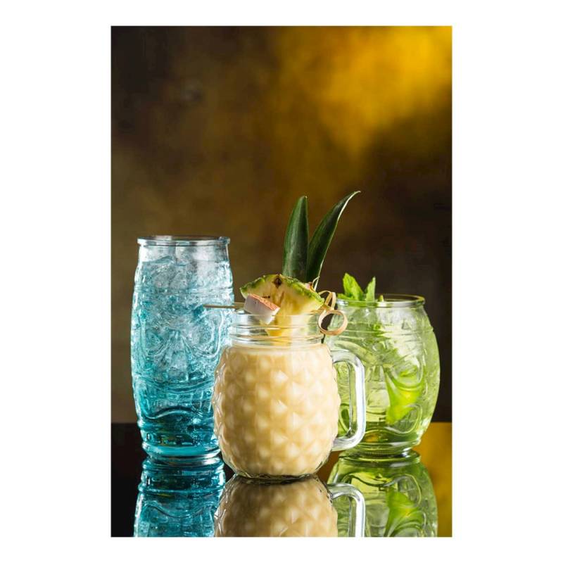 Bicchiere tiki glass Kendo highball in vetro cl 63