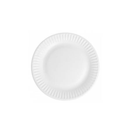 White paper bio-lacquered flat plate cm 15