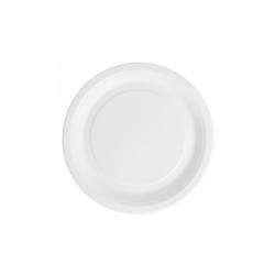 White paper bio-lacquered flat plate cm 18