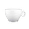 Maxi bag holder cup with plate Loulè white porcelain lt 1