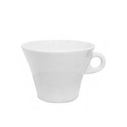 Lamego white porcelain Maxi mug with plate lt 1
