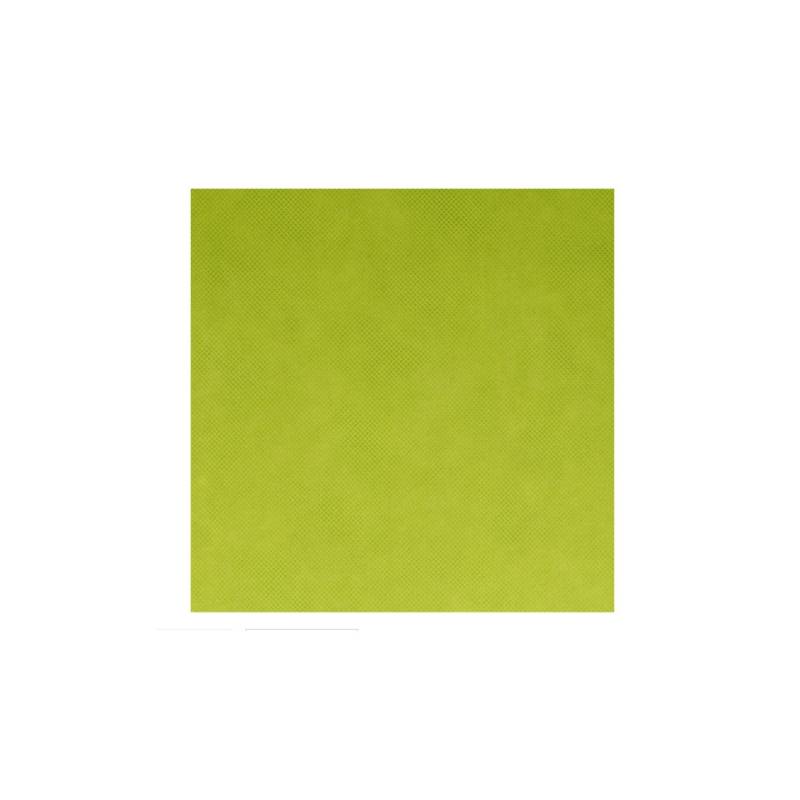 Lime green spunbond pre-cut tablecloth roll mt 50.4x1.2