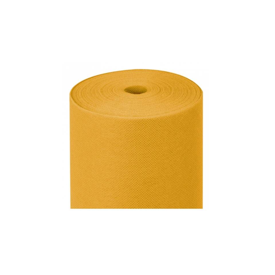 Yellow spunbond pre-cut tablecloth roll mt 50.4x1.2