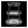 Steelite 3 tier Seafood Stand Black metal seafood stand cm 40