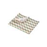 Chevron patterned greaseproof paper food sheets cm 25x20