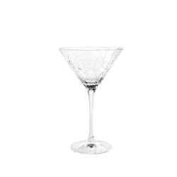 Rona Edition martini cup in carved glass cl 21