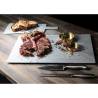 Rectangular melamine granite cutting board with handle 17.32x7.08 inch