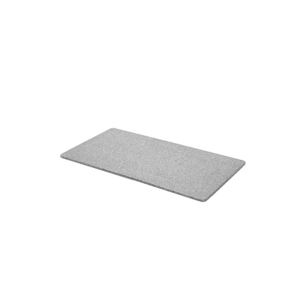 Rectangular melamine granite tray 12.60x6.69 inch