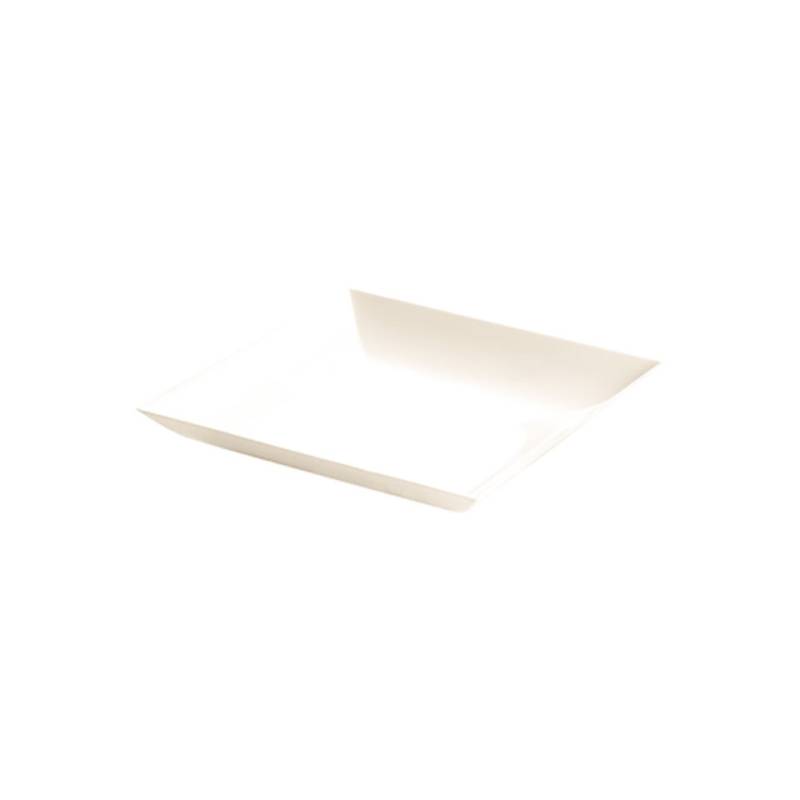 Pratiko disposable saucer in PLA white cm 9x9