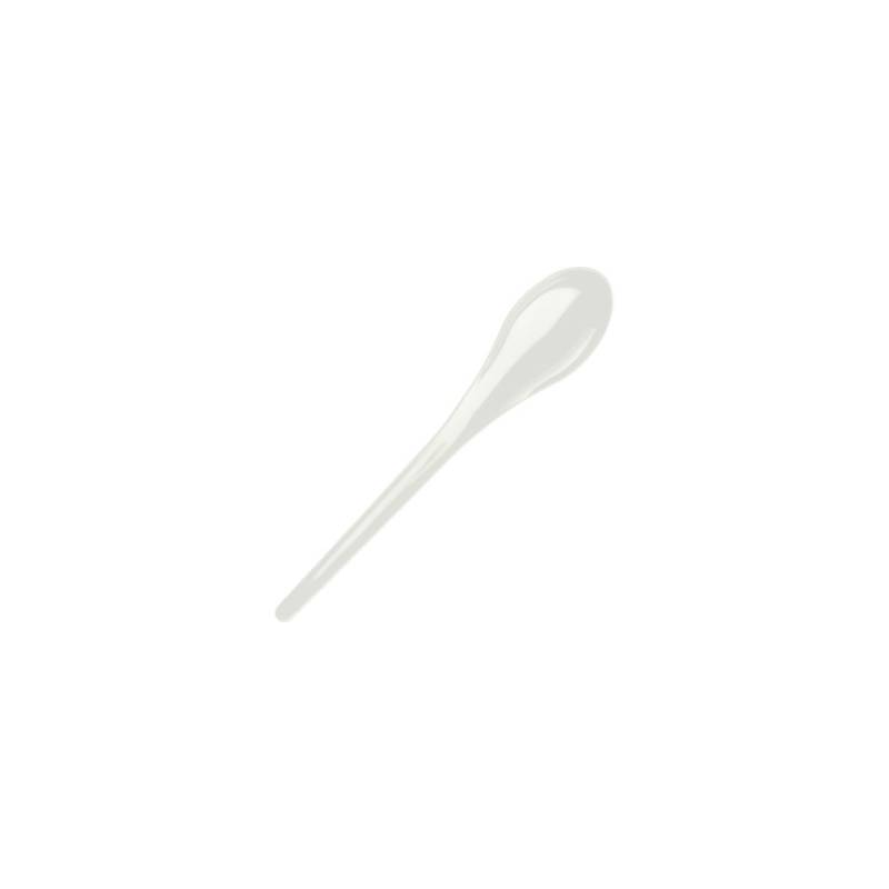 White PLA disposable spoon cm 10