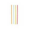 Biodegradable paper straws polka dot pattern assorted colors cm 21x0.6