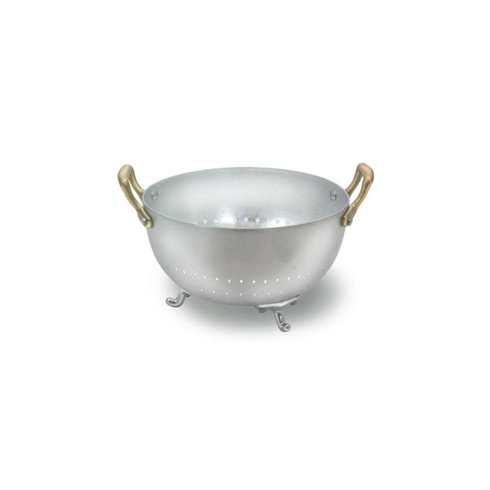 Colander bread holder with 2 handles and 3 aluminum feet cm 16