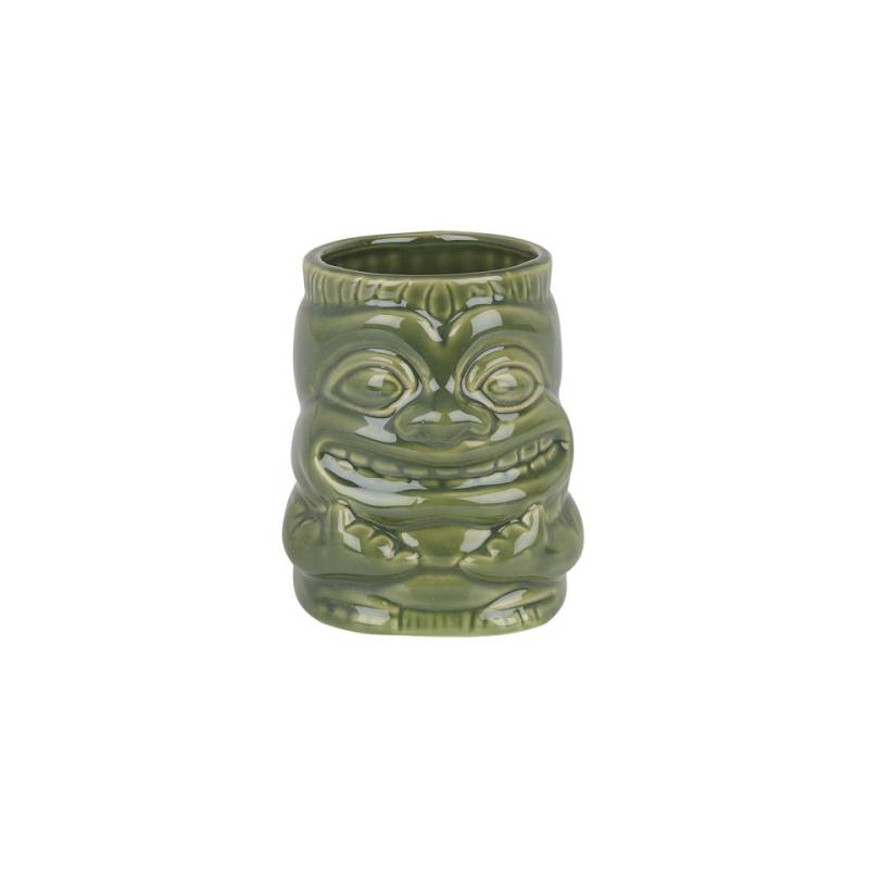 Sea tiki mug with green ceramic handle 42.5