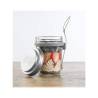 Barattolo colazione Kilner in vetro con cucchiaio in acciaio inox 35 cl