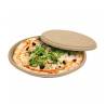 Bionic pizza plate in natural bagasse cm 35.7