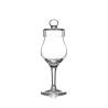 Calice Amber Glass whisky con coperchio in vetro cl 10