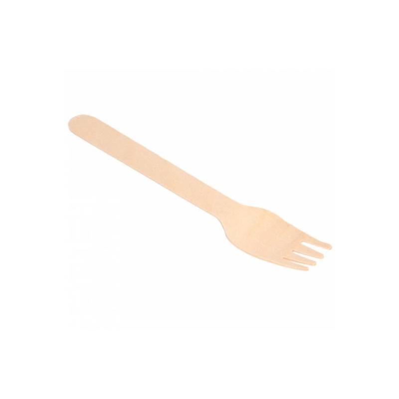 Makan disposable wooden fork 15.5 cm