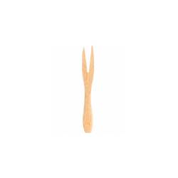 Mini 2-pronged bamboo fork cm 9