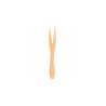 Mini forchetta a 2 punte in bamboo cm 9
