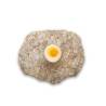 Piatto Meteorite 100% Chef in pietra cm 21x17x2