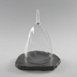 Cupola Isomalt 100% Chef in vetro borosilicato cm 24x14