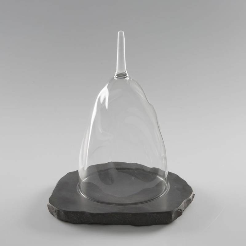 Isomalt 100% Chef dôme en verre borosilicaté 24x14 cm