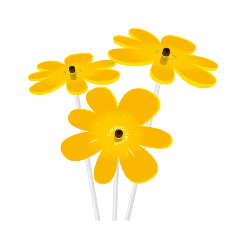 Flower Nea Friend Cazador del Sol yellow cm 25x8