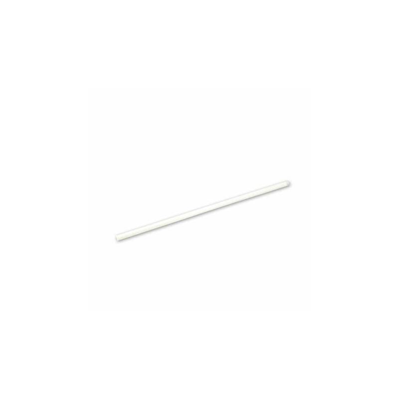 White bio-plastic compostable straws cm 13.5x0.7