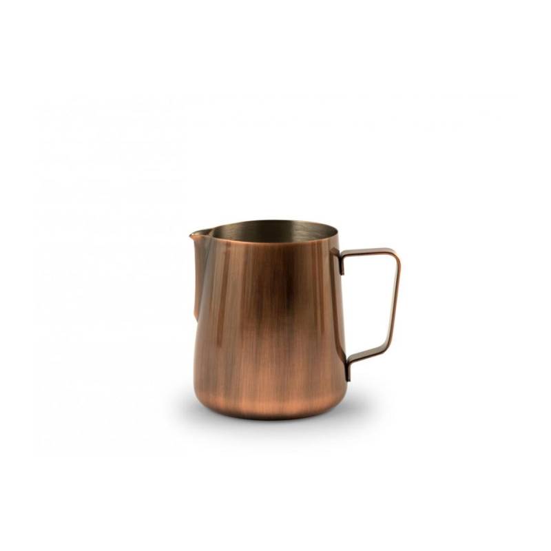 Jarra de leche de acero inoxidable 18/10 y cobre antiguo cl 35