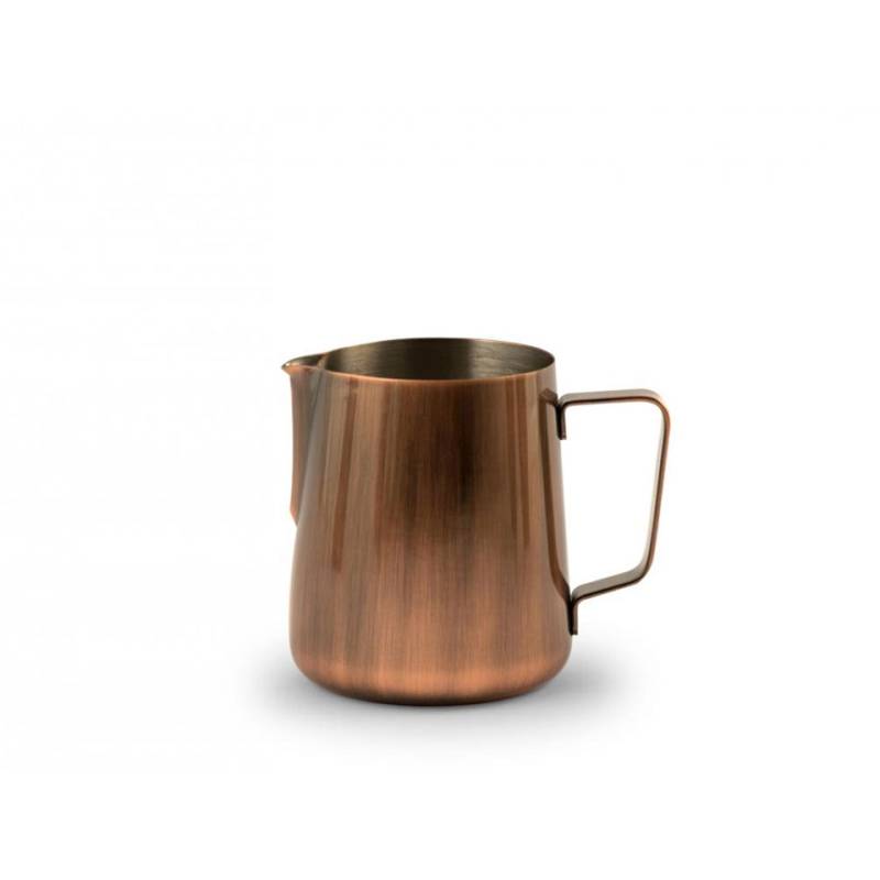 18/10 stainless steel and antiqued copper milk jug cl 50