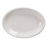 White melamine oval tray 45x33 cm