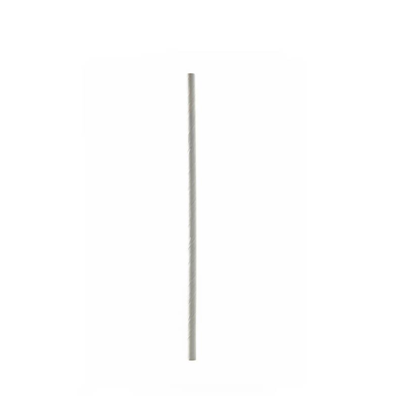 White paper biodegradable straws cm 20x0.5