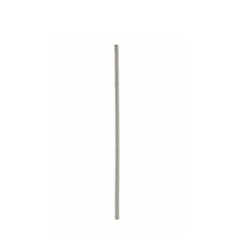 White paper biodegradable straws cm 20x0.5