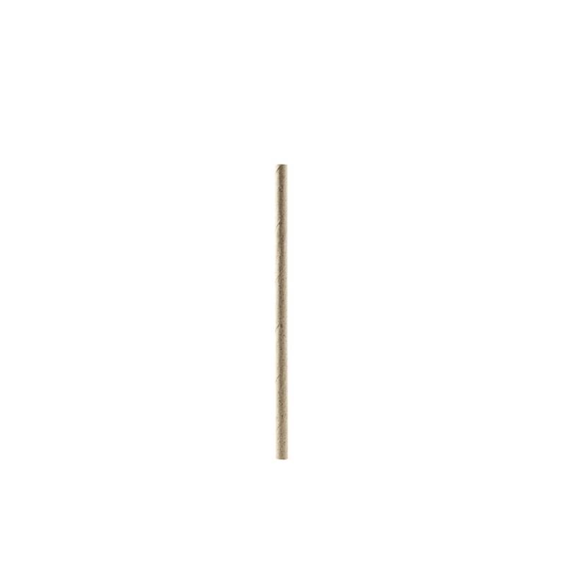 Biodegradable brown paper straws 5.70x0.23 inch