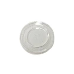 Disposable lid with transparent pla hole cm 10.5