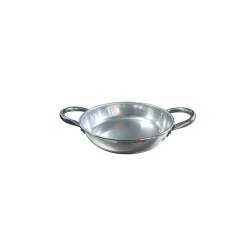 Aluminum 2-handled serving pan cm 16