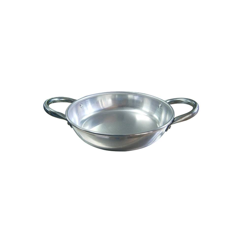 Aluminum 2-handled serving pan cm 20