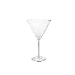 Blown glass martini cup with olive stick cl 38