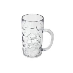 Transparent san beer mug cl 50