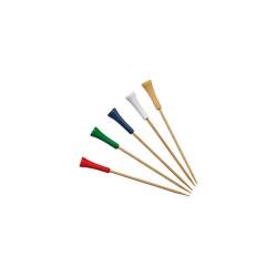 Golf sticks made of bamboo wood mixed colors cm 12