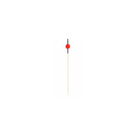 Stecchini monouso in bamboo rosso e nero cm 12