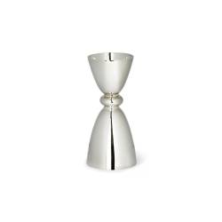 Jigger Classico Urban Bar in acciaio inox placcato argento cl 3-6