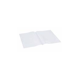 Clear plastic square menu sheet envelope