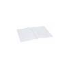 Clear plastic square menu sheet envelope