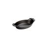 Black cast iron Lodge oval mini dish 18x14 cm