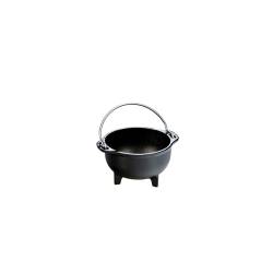 Black cast iron Lodge mini pot 12.5 cm