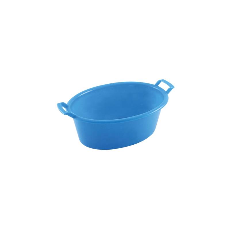 Blue abs oval basin 20x14.5 cm