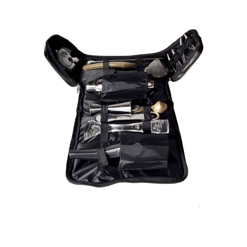 Cube Luxury bartender case in black nylon